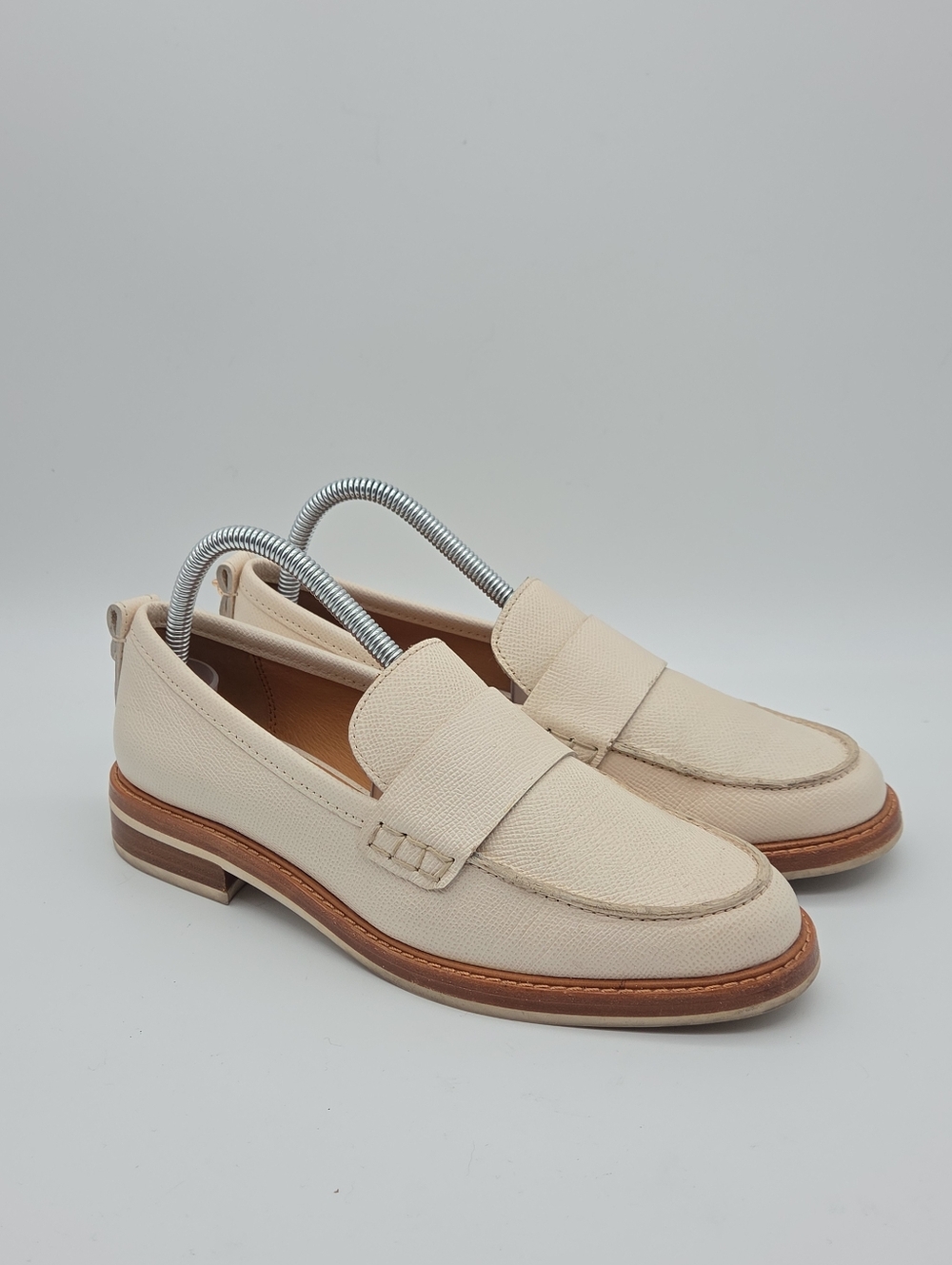 Coach Indigo Crossgrain Leather Loafers Women's Size 7.5